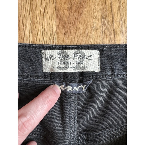 We The Free‎ Black Jeans Curvy Size 32 - Picture 5 of 7